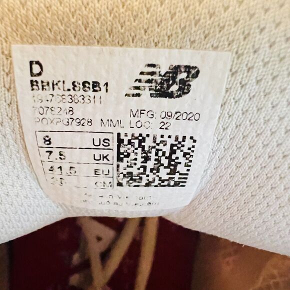 New Balance Shoes Mens 8 White Red Green Kawhi II Sneakers Basketball Trainers - Picture 10 of 10